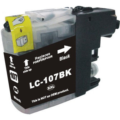 Brother LC107BK Super High Yield Black Ink Cartridge