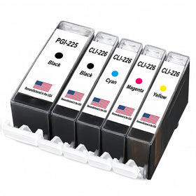 Remanufactured Canon PGI-225 and CLI-226 ink cartridge 5-pack for the Canon PIXMA MX882