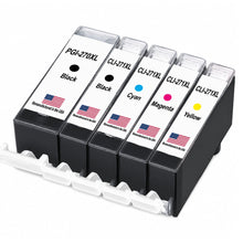 Load image into Gallery viewer, Remanufactured Canon PGI-270XL / CLI-271XL Ink Cartridges 5-Pack - full pack