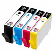 Remanufactured for HP 564XL Black + Cyan/Magenta/Yellow 4-Pack