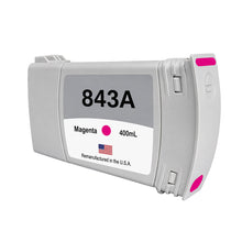 Load image into Gallery viewer, Remanufactured HP 843A Magenta PageWide XL Ink Cartridge 400 ml (C1Q59A) - alternate view