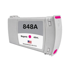 Load image into Gallery viewer, Remanufactured HP 848A PageWide XL Ink Cartridges 400 ml - magenta cartridge
