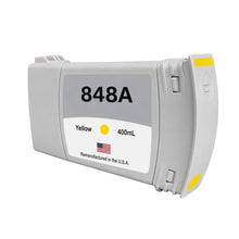 Load image into Gallery viewer, Remanufactured HP 848A Yellow PageWide XL Ink Cartridge 400 ml (F9J85A) - alternate view