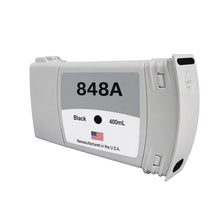 Load image into Gallery viewer, Remanufactured HP 848A PageWide XL Ink Cartridges 400 ml - black cartridge