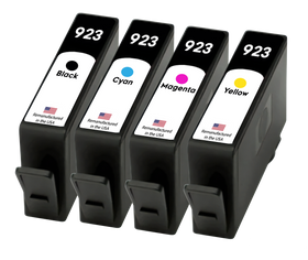 Remanufactured HP 923 ink cartridge 4-pack for the OfficeJet Pro 8135e