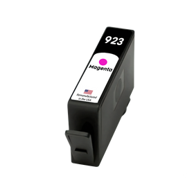 Remanufactured HP 923 magenta ink cartridge 4K0T1LN with original HP chip for the OfficeJet Pro 8135e