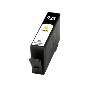 Remanufactured HP 923 yellow ink cartridge 4K0T2LN with original HP chip for the OfficeJet Pro 8125e