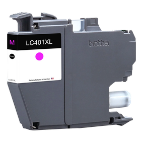 Remanufactured Brother LC401XL magenta ink cartridge for the MFC-J1170DW