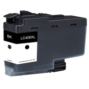 Remanufactured for Brother LC406XLBK Black Ink Cartridge – High-Yield