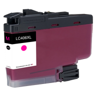 U.S. Remanufactured for Brother LC406XLM High Yield Magenta Ink Cartridge