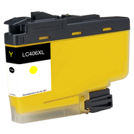 U.S. Remanufactured for Brother LC406XLY High Yield Yellow Ink Cartridge