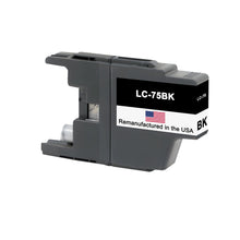 Load image into Gallery viewer, Remanufactured Brother LC75BK Black Ink Cartridge - alternate view