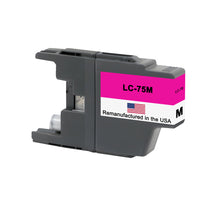 Load image into Gallery viewer, Remanufactured Brother LC75M Magenta Ink Cartridge - alternate view