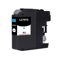 U.S. Remanufactured for Brother LC101XLC Cyan Ink Cartridge