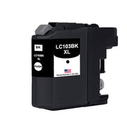 Remanufactured for Brother LC103XL Black Ink Cartridge (LC103XLBK) – High-Yield