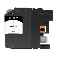 U.S. Remanufactured for Brother LC10EY Yellow Ink Cartridge
