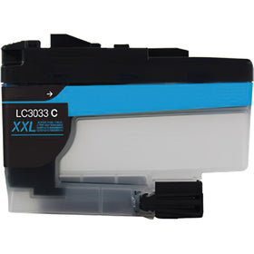 Remanufactured Brother LC3033 super high-yield cyan ink cartridge for the MFC-J805DW