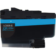 Remanufactured for Brother LC3035C Cyan Ink Cartridge – Ultra High-Yield