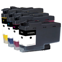 Load image into Gallery viewer, Remanufactured for Brother LC406XL Black and 3 Color Combo 4-Pack