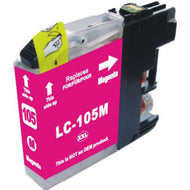 Brother LC105M Magenta Ink Cartridge – Super High-Yield Compatible | Castle Ink