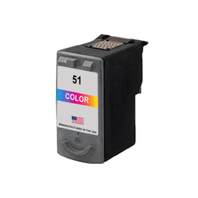 Remanufactured Canon CL-51 high-capacity color ink cartridge 0618B002 for the PIXMA MP160