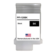 U.S. Remanufactured for Canon PFI-120BK 130ml Black Ink Cartridge