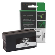 Remanufactured for HP 952XL Black Ink Cartridge (F6U19AN) – High-Yield, New Chip