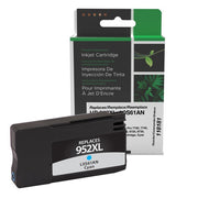 Remanufactured for HP 952XL Cyan Ink Cartridge (L0S61AN) – High-Yield, New Chip