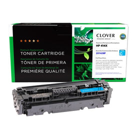 Compatible HP 414X high-yield cyan toner cartridge W2021X with chip for the M479fdw