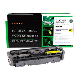 Compatible HP 414X high-yield yellow toner cartridge W2022X with chip for the M479fdw