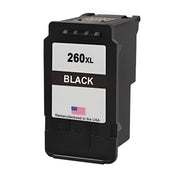 Remanufactured for Canon PG-260XL Black Ink Cartridge (3706C001) – High-Yield