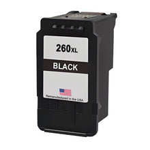 Load image into Gallery viewer, Remanufactured Canon PG-260XL Black + CL-261XL Color Combo Pack - PG-260XL black cartridge