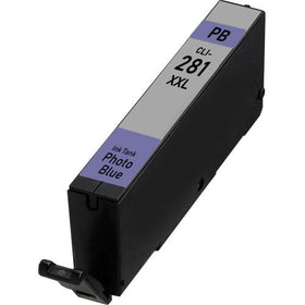 Remanufactured Canon CLI-281XXL photo blue ink tank for the PIXMA TS8220