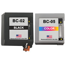 Load image into Gallery viewer, Remanufactured for Canon BC-02 Black / BC-05 Color Combo Pack