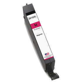 Remanufactured Canon CLI-281XXL magenta ink cartridge 1981C001 for the PIXMA TR8520