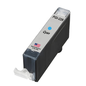 Remanufactured Canon CLI-226 cyan ink tank 4547B001 for the Canon PIXMA MX882