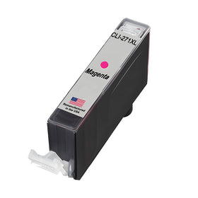 Remanufactured Canon CLI-271XL magenta ink cartridge 0338C001 for the MG6821