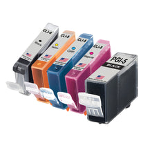 Load image into Gallery viewer, Remanufactured for Canon PGI-5 Black and CLI-8 Color Combo 5-Pack