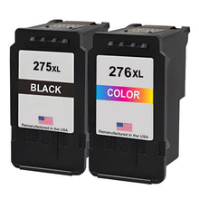 Load image into Gallery viewer, Remanufactured for Canon PG-275XL Black / CL-276XL Color Combo Pack
