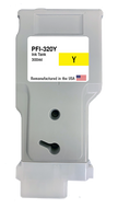 U.S. Remanufactured for Canon PFI-320Y 300ml Yellow Ink Cartridge