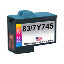 Load image into Gallery viewer, Remanufactured Dell Series 2 7Y743 Black and 7Y745 Color Combo Pack - tri-color cartridge