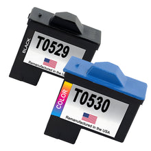 Load image into Gallery viewer, Remanufactured for Dell Series 1 T0529 Black and T0530 Color Combo Pack