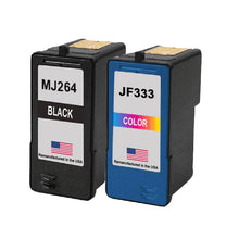 Load image into Gallery viewer, Remanufactured for Dell Series 8 MJ264 Black and Dell Series 6 JF333 Color Combo Pack