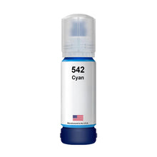 Load image into Gallery viewer, Compatible Epson 542 EcoTank Pro ink bottles 4-pack - cyan bottle