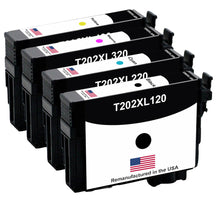 Load image into Gallery viewer, Remanufactured Epson 202XL ink cartridges 4-pack - full pack