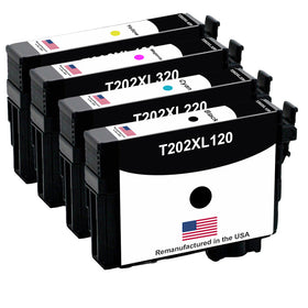 Remanufactured Epson 202XL ink cartridge 4-pack for the WorkForce WF-2860