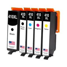 Load image into Gallery viewer, Remanufactured Epson 410XL ink cartridges 5-pack - full pack