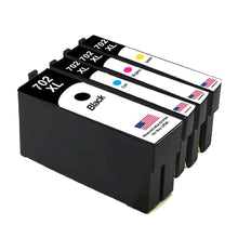 Load image into Gallery viewer, Remanufactured for Epson T702XL Black and 3 Color Combo 4-Pack