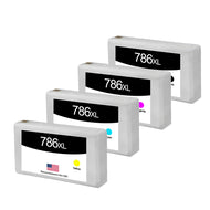 U.S. Remanufactured for Epson 786XL Black and 3 Color Combo 4-Pack