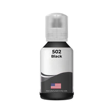 Load image into Gallery viewer, Compatible Epson 502 EcoTank ink bottles 4-pack - black bottle